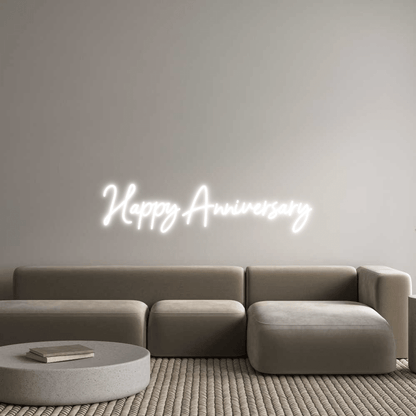 Custom Design: Happy Anniversa... - Neon Lanes