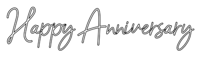 Custom Design: Happy Anniversa... - Neon Lanes
