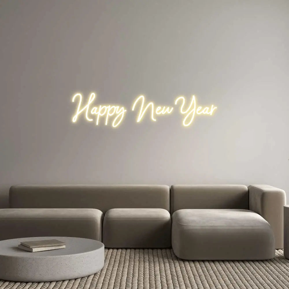 Custom Design: Happy New Year - Neon Lanes