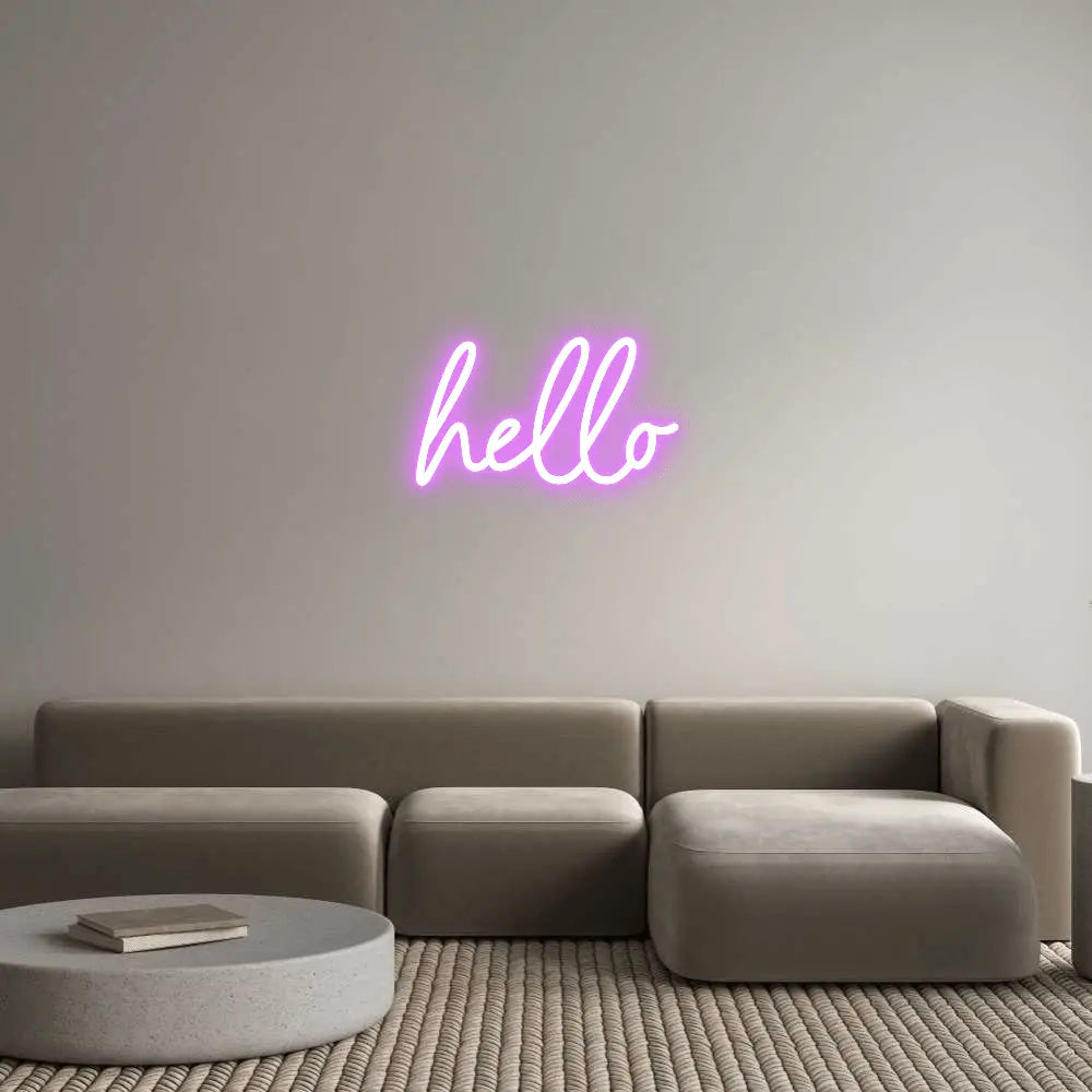 Custom Design: hello - Neon Lanes