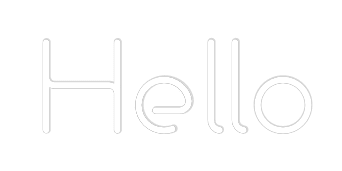 Custom Design: Hello - Neon Lanes