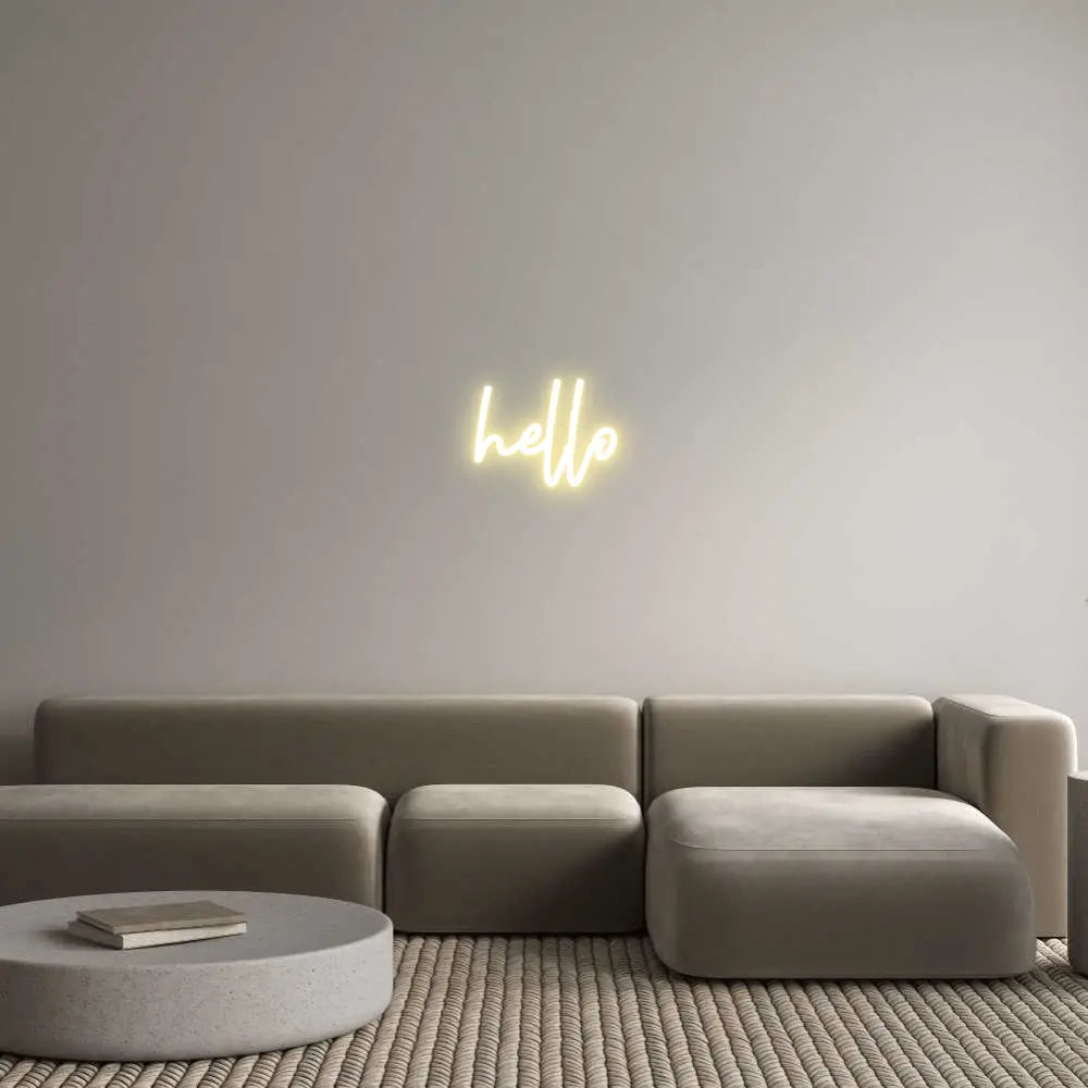 Custom Design: hello - Neon Lanes