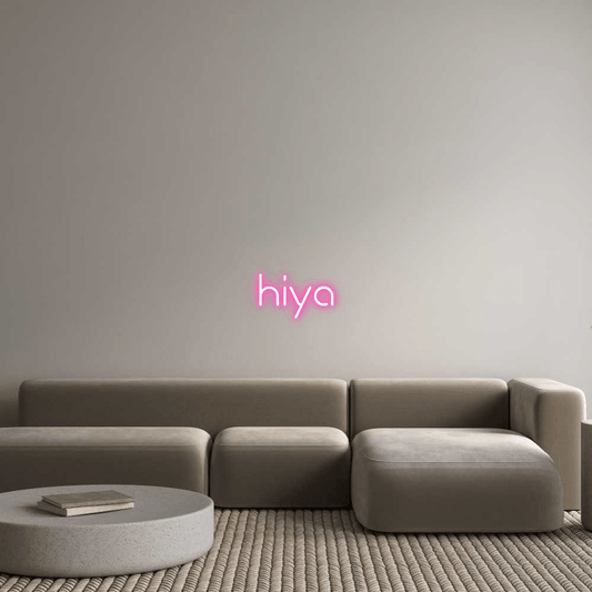 Custom Design: hiya - Neon Lanes