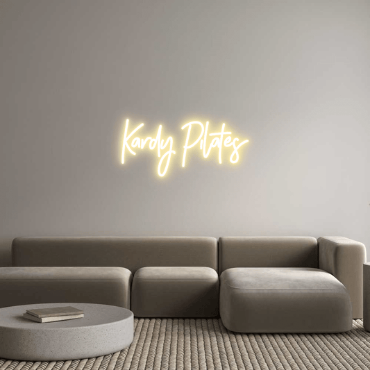Custom Design: Kardy Pilates - Neon Lanes