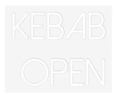 Custom Design: KEBAB OPEN - Neon Lanes