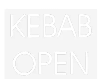 Custom Design: KEBAB OPEN - Neon Lanes