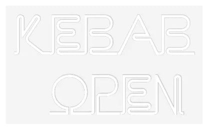 Custom Design: KEBAB OPEN - Neon Lanes