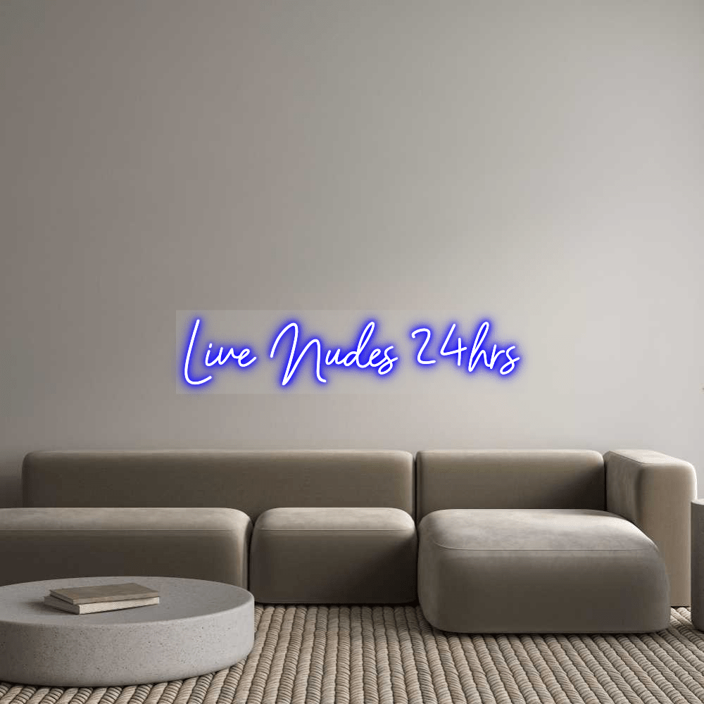Custom Design: Live Nudes 24hr... - Neon Lanes