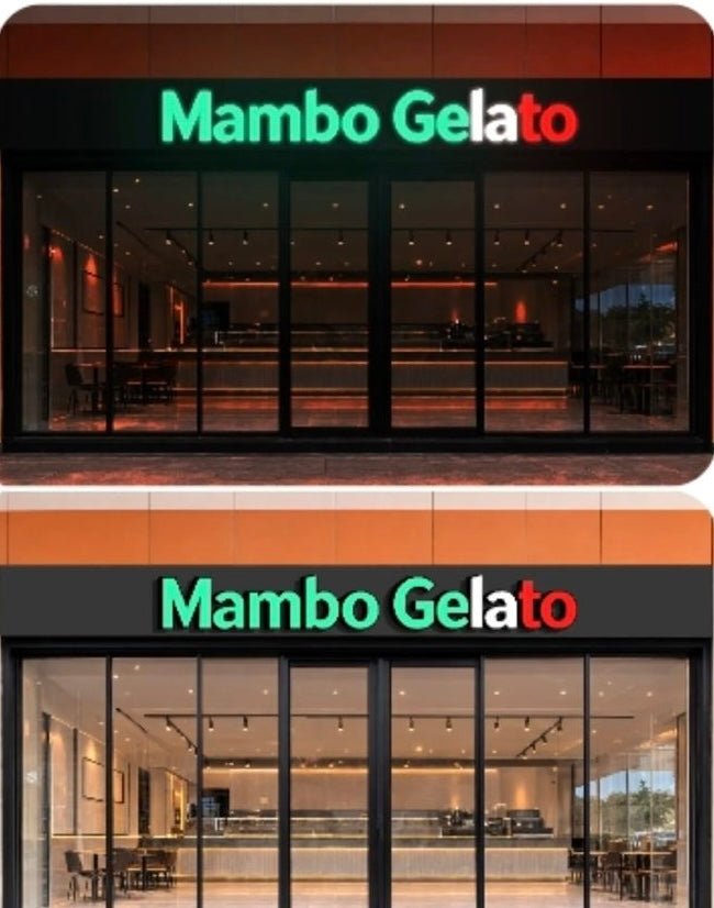 Custom design: Mambo Gelato - Neon Lanes