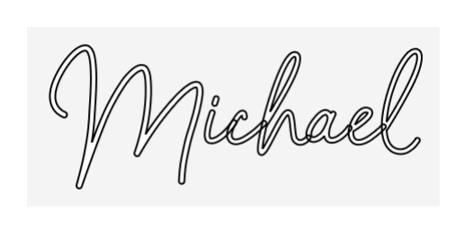 Custom Design: Michael - Neon Lanes