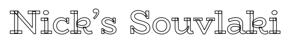 Custom Design: Nick’s Souvlaki - Neon Lanes
