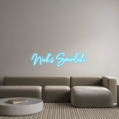 Custom Design: Nick's Souvlaki - Neon Lanes