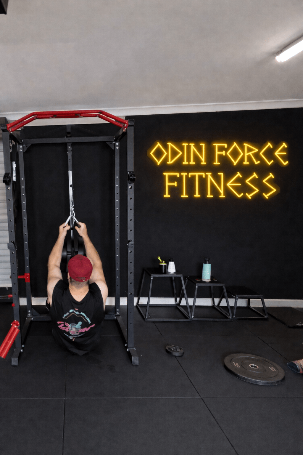 Custom design: Odin Force Fitness - Neon Lanes