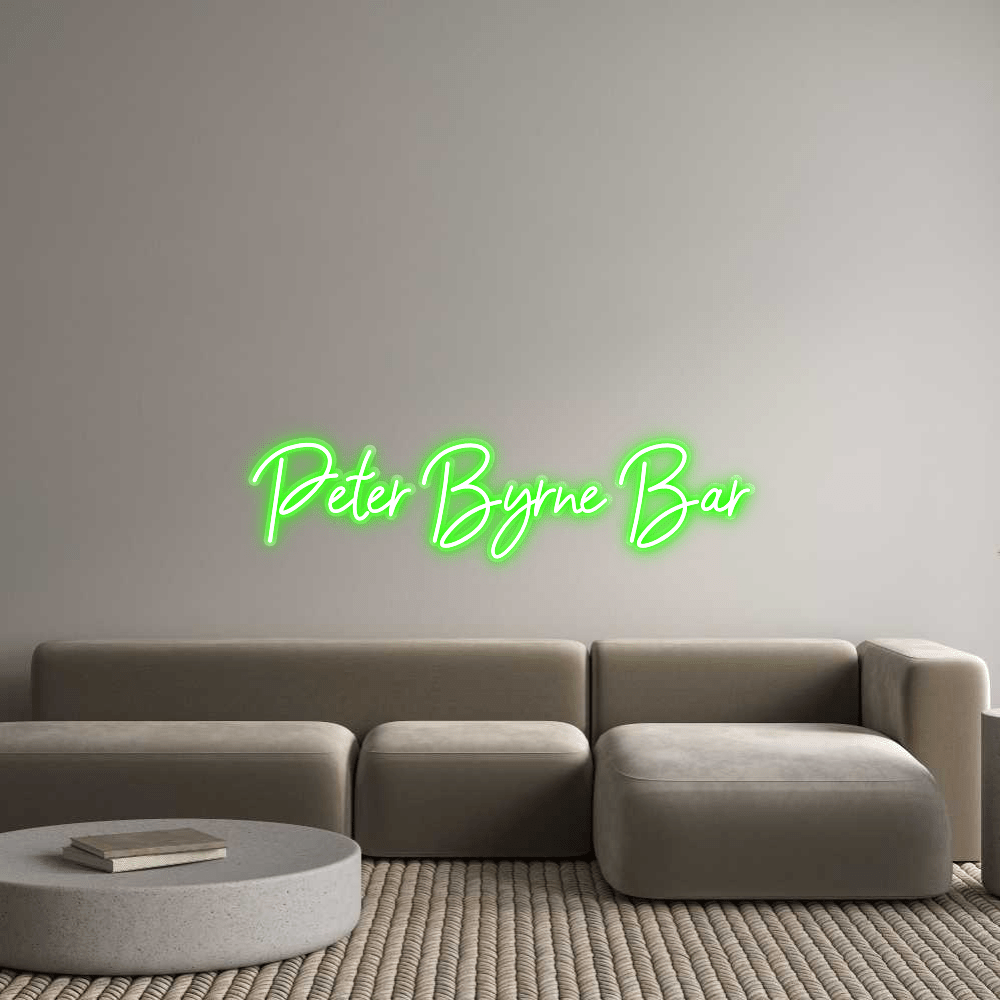 Custom Design: Peter Byrne Bar - Neon Lanes