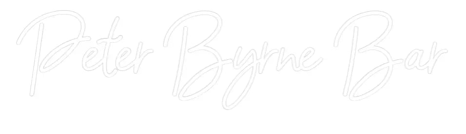 Custom Design: Peter Byrne Bar - Neon Lanes
