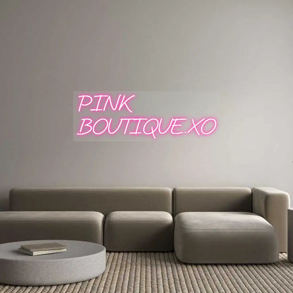 Custom Design: PINK BOUTIQUE.X... - Neon Lanes