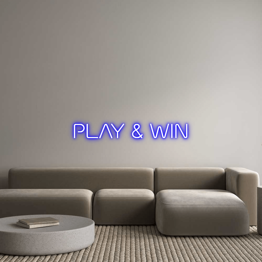 Custom Design: PLAY & WIN - Neon Lanes
