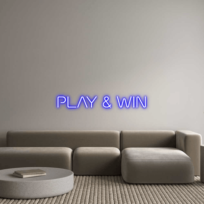Custom Design: PLAY & WIN - Neon Lanes