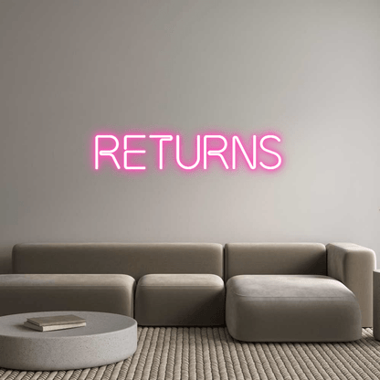 Custom Design: returns - Neon Lanes