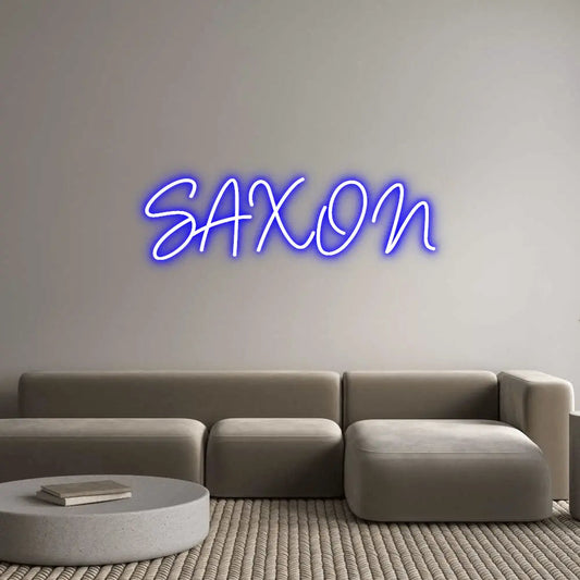 Custom Design: SAXON - Neon Lanes