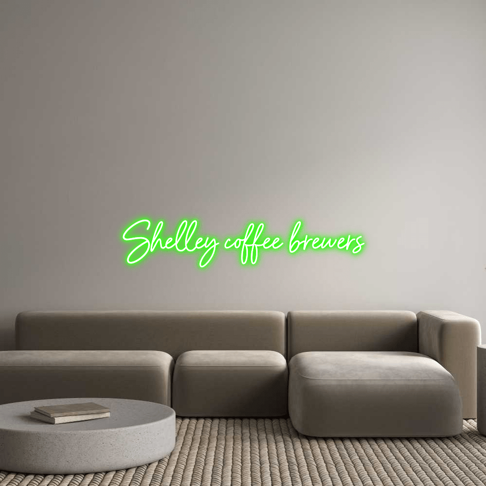 Custom Design: Shelley coffee... - Neon Lanes
