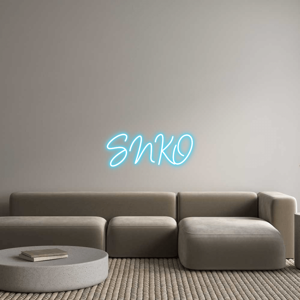 Custom Design: SNKO - Neon Lanes