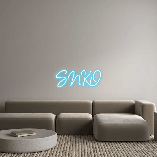 Custom Design: SNKO - Neon Lanes