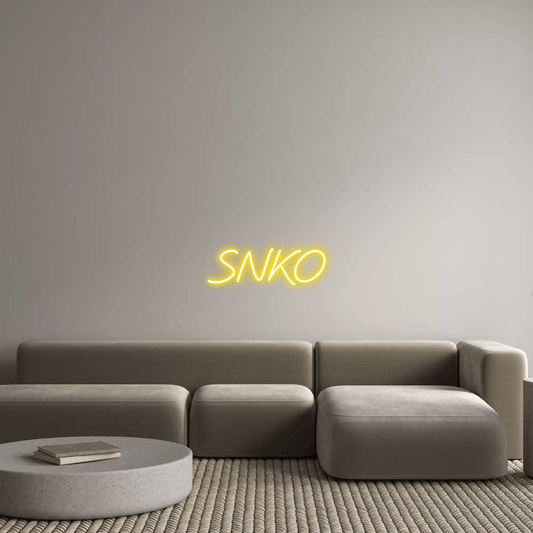Custom Design: SNKO - Neon Lanes