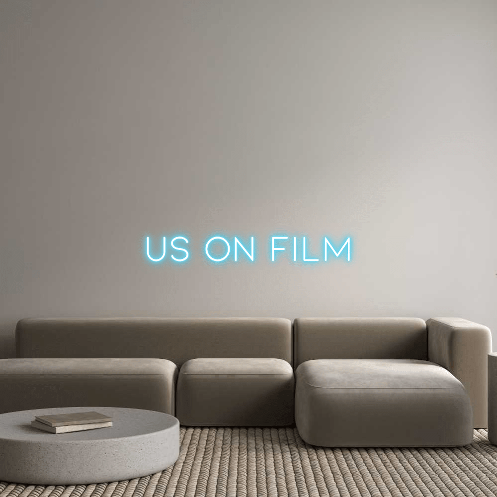 Custom Design: Us On Film - Neon Lanes
