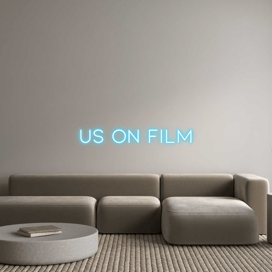 Custom Design: Us On Film - Neon Lanes