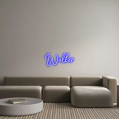 Custom Design: Walker - Neon Lanes