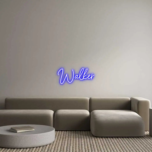 Custom Design: Walker - Neon Lanes