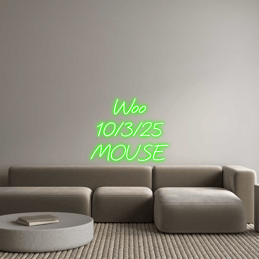 Custom Design: Woo 10/3/25 MOU... - Neon Lanes