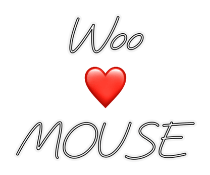 Custom Design: Woo ❤️ MOUSE - Neon Lanes