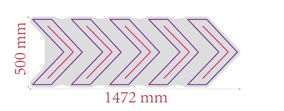 Custom neon sign - arrows - Neon Lanes