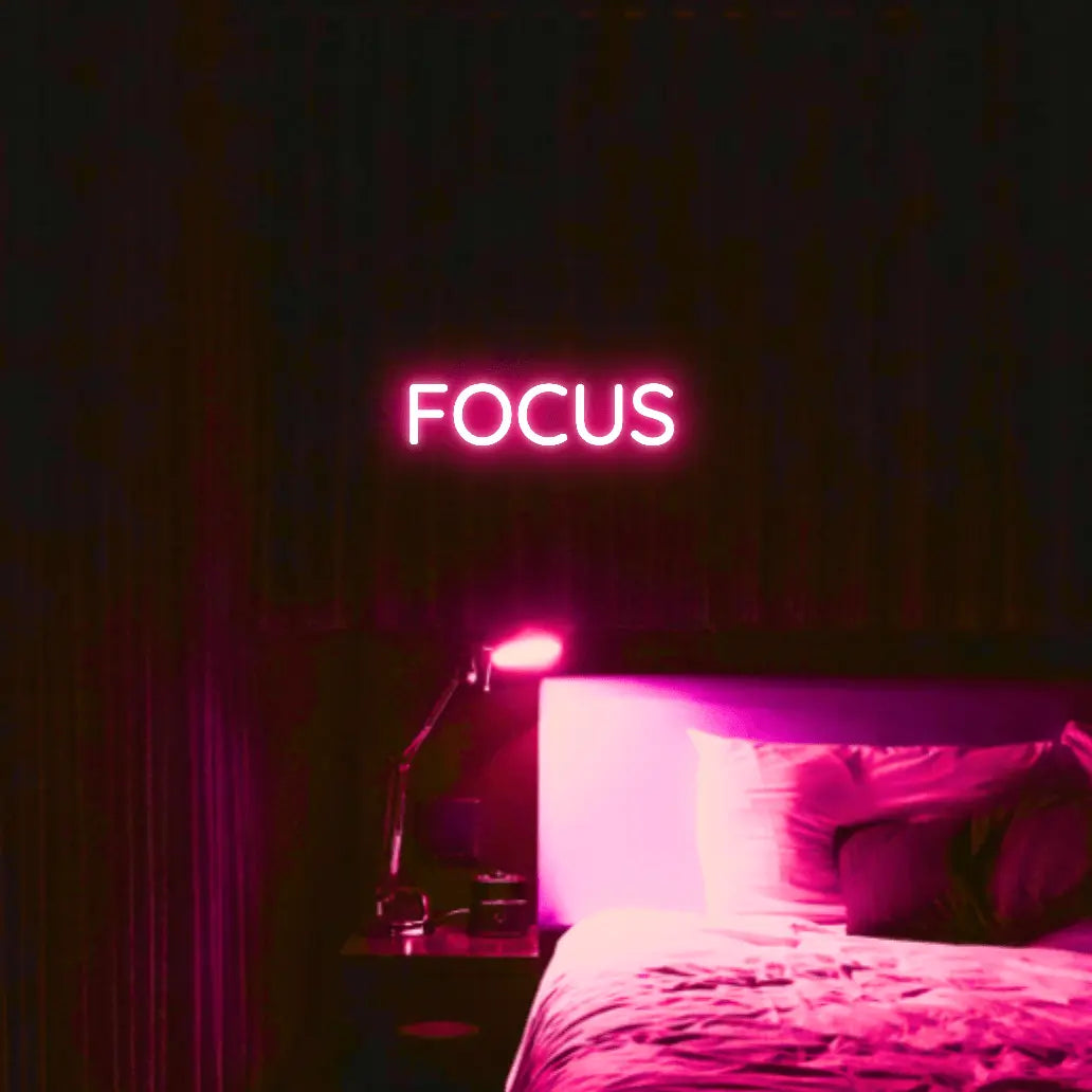 Focus LED Neon Light Sign - Neon Lanes