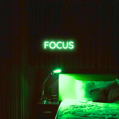 Focus LED Neon Light Sign - Neon Lanes