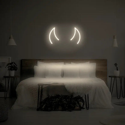 Horns LED Neon Light Sign - Neon Lanes