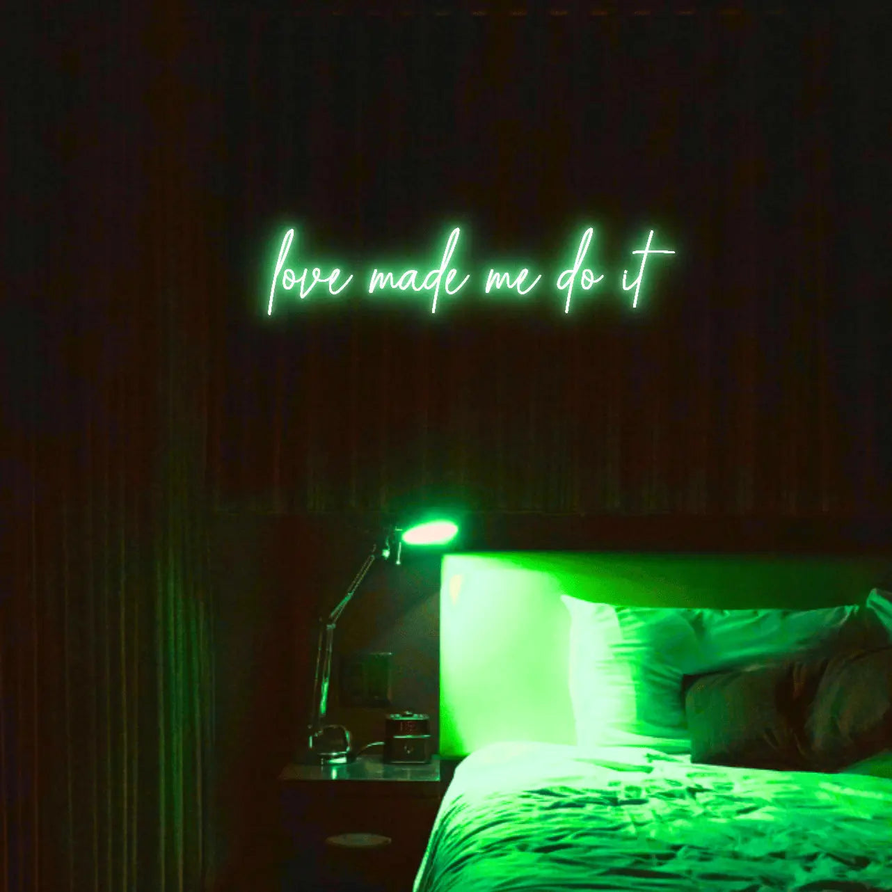 Love Made Me Do It LED Neon Light Sign - Neon Lanes