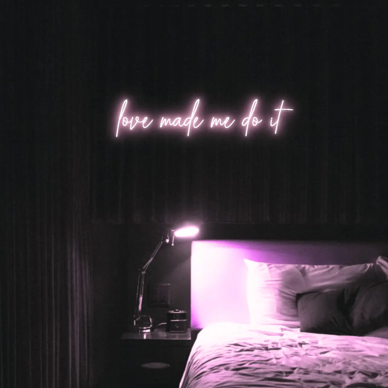 Love Made Me Do It LED Neon Light Sign - Neon Lanes