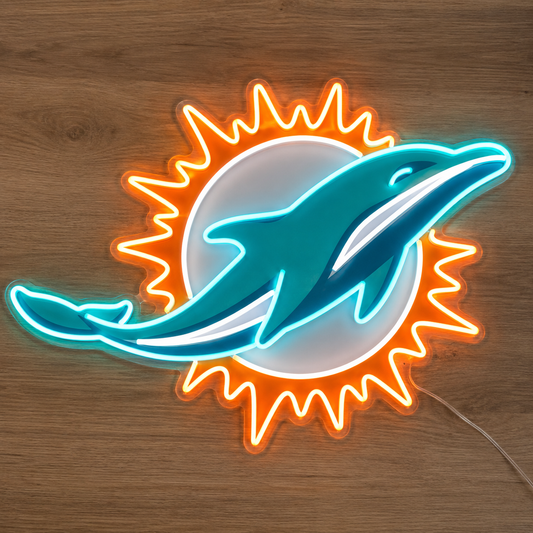 Miami Dolphins LED Neon Sign