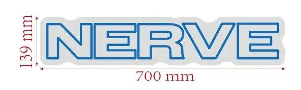 NERVE 70cm Custom Design - Neon Lanes
