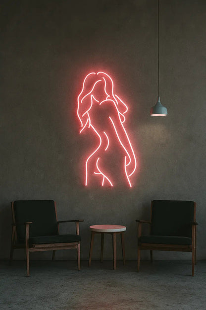 Nude Woman LED Neon Sign - Neon Lanes