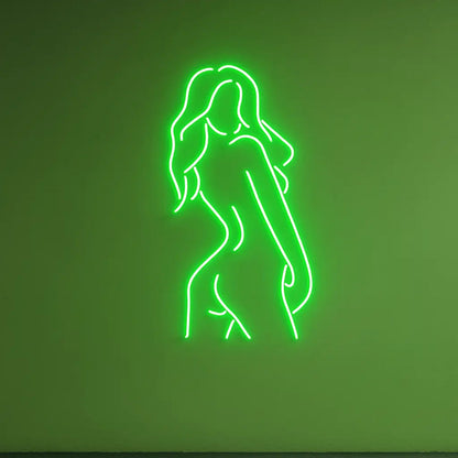 Nude Woman LED Neon Sign - Neon Lanes