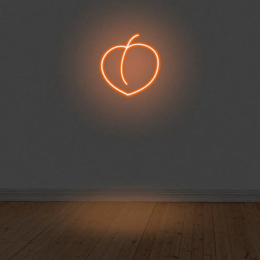 Peach LED Neon Light Sign - Neon Lanes