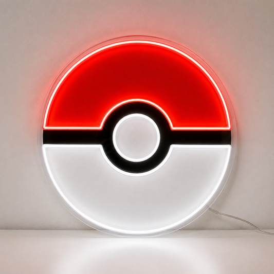 Pokemon Pokeball LED Neon Sign
