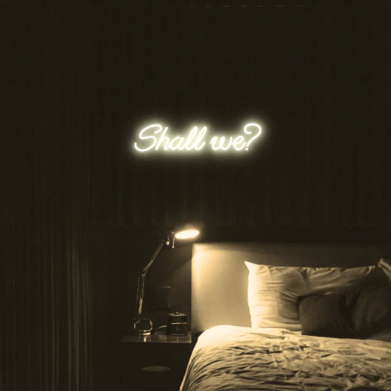 Shall we? LED Neon Light Sign - Neon Lanes