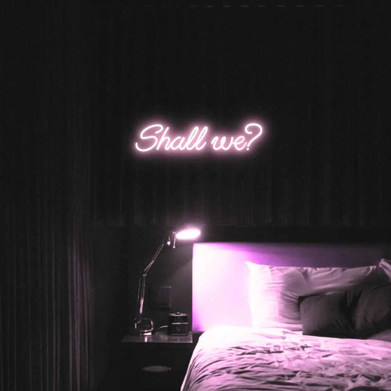 Shall we? LED Neon Light Sign - Neon Lanes