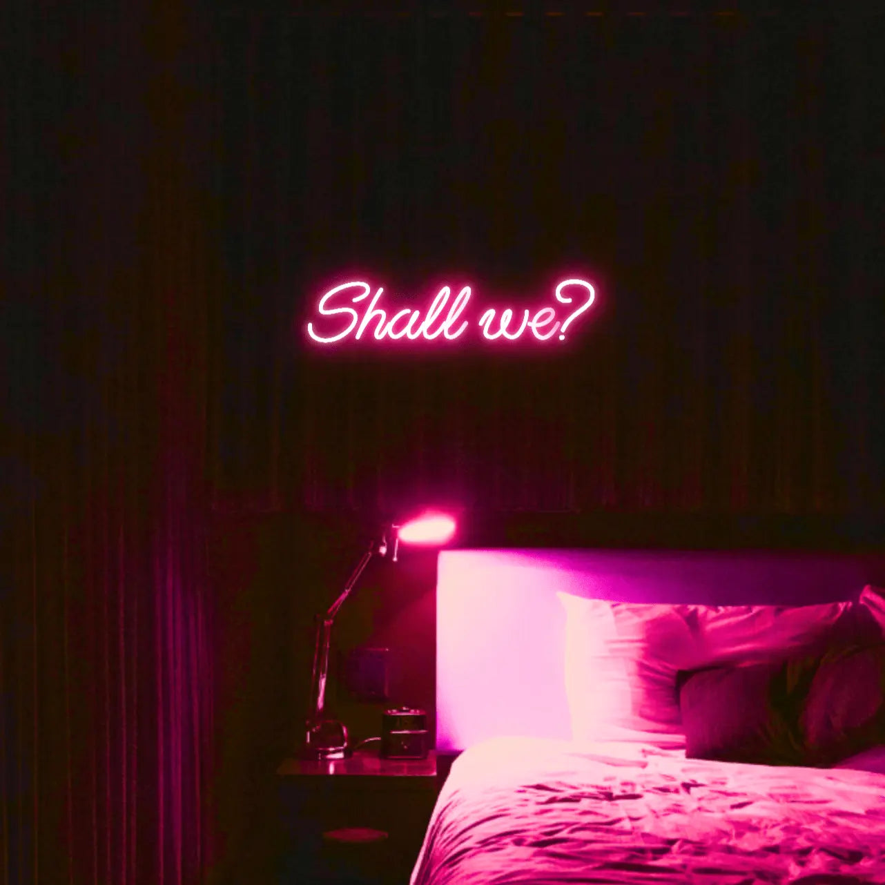Shall we? LED Neon Light Sign - Neon Lanes